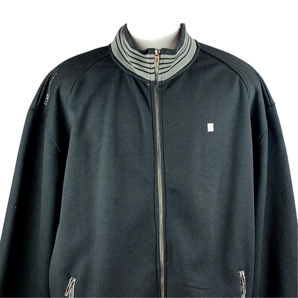 Ecko Unltd Echo Unlimited Black Zip Up Bomber Jacket size 3X - Picture 5 of 16